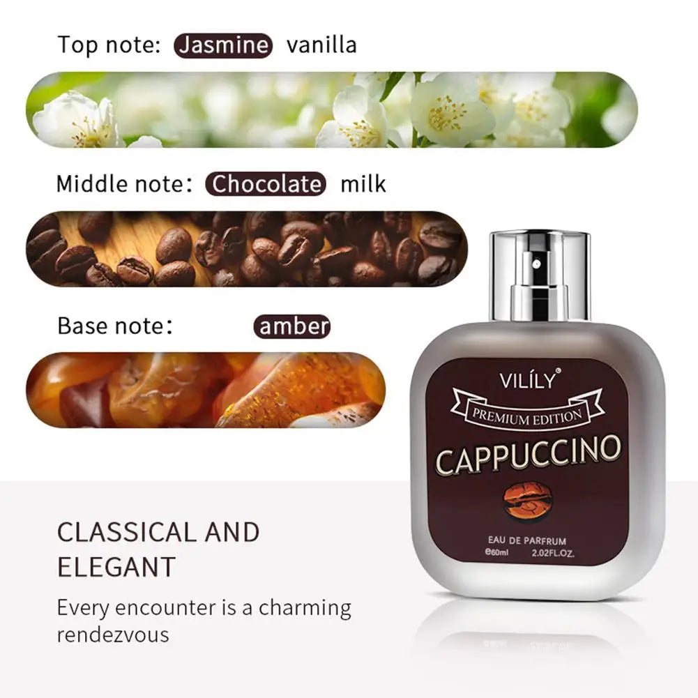 Französisches Vanille-Kakao-Unisex-Parfüm, frisches, natürliches, langlebiges Eau de Toilette, Kaffee, Schokolade, Lebensmittel, Versuchung, Duftparfüm