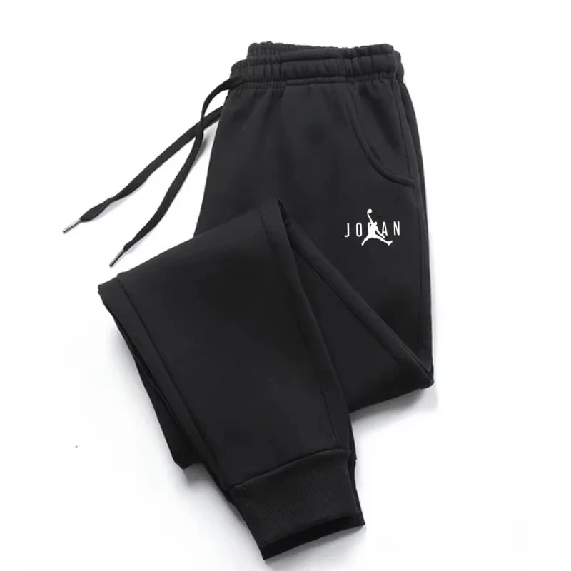 Herbst Winter Herren Jogginghose mit Kordelzug Lässige Fleece-Sweathose Workout Lauf Fitness Sport Trainingshose Sportbekleidung