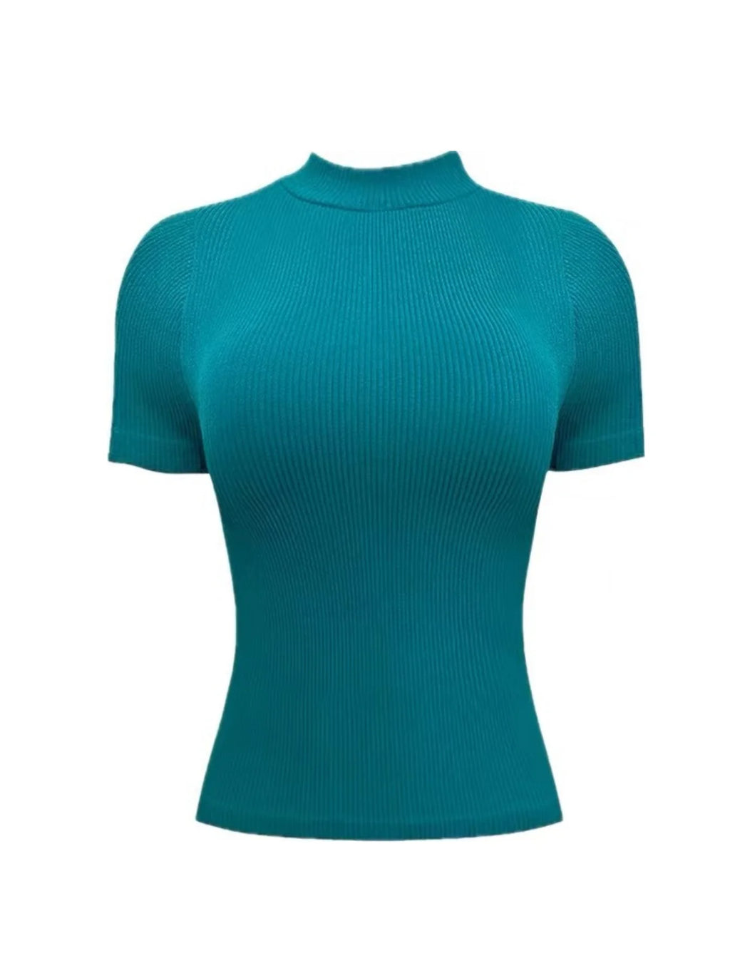 Three colors available, short-sleeved slim high-elastic sports yoga T-shirt casual solid color fitness clothing Cycling suit