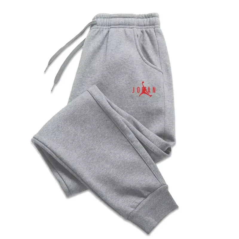 Herbst Winter Herren Jogginghose mit Kordelzug Lässige Fleece-Sweathose Workout Lauf Fitness Sport Trainingshose Sportbekleidung