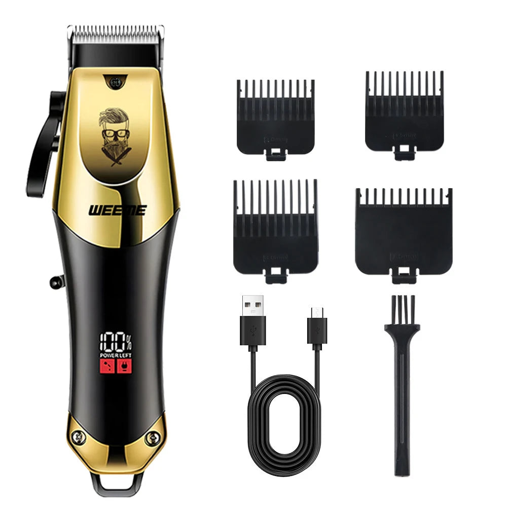 Vintage T9 Maschine elektrische professionelle Haarschneidemaschine Bartschneidemaschine wiederaufladbare Herren Rasierer Haarschneider Kit Freund Geschenk