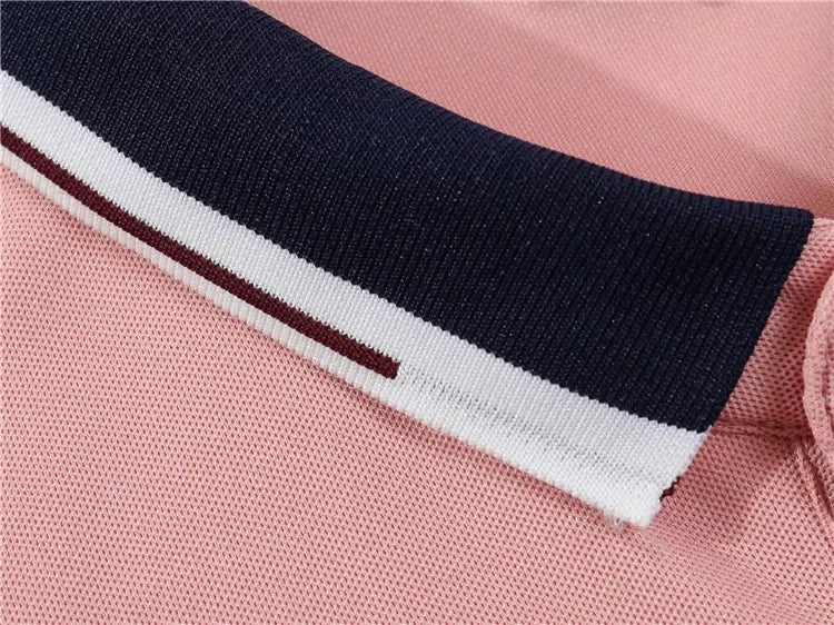 2026 Sommer Neu Herren Polohemd mit Revers, Anti-Pilling, bedruckt, Kurzarm, Freizeit, Business, Modisch, Slim Fit Polohemd für Herren