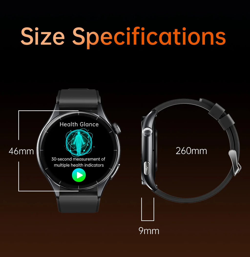 2025, neue EKG + PPG, Gesundheitsdiagnose, Smartwatches, Männer und Frauen, Uhr, Harnsäure, Lipid, BP, Herzfrequenz-Tracker, NFC, Sport-Smartwatch, IOS