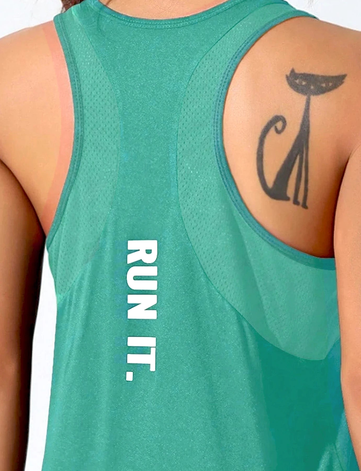 Women's stitched letters quick-drying sports vest, breathable net yoga sportswear, tennis uniform cycling suit, daily wear
