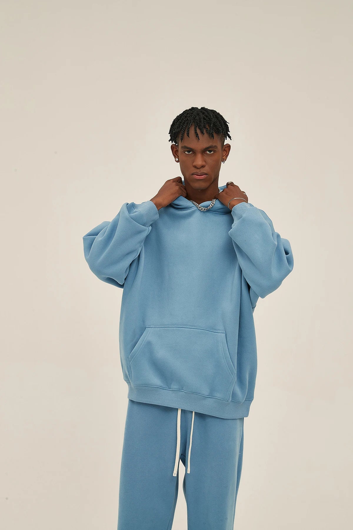 Loose fleece sweater