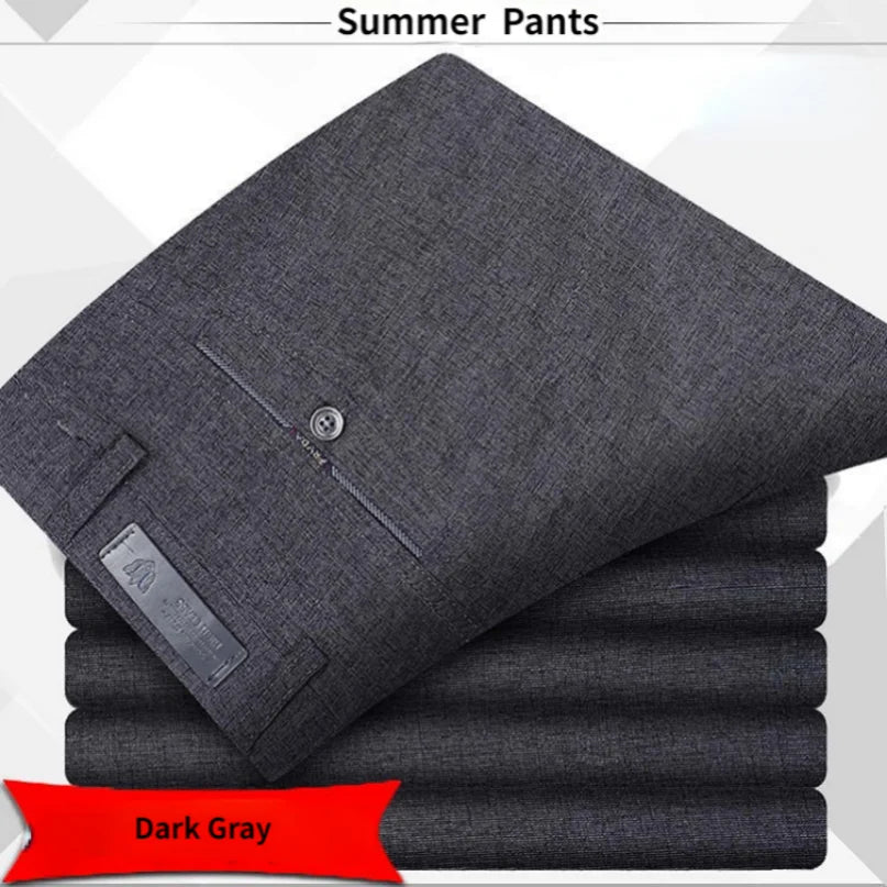 Hohe Qualität männer Anzug Hosen Klassische Sommer Frühling Hosen Hohe Taille Herbst Hosen Business Casual Hose Dropshipping Gozbkf