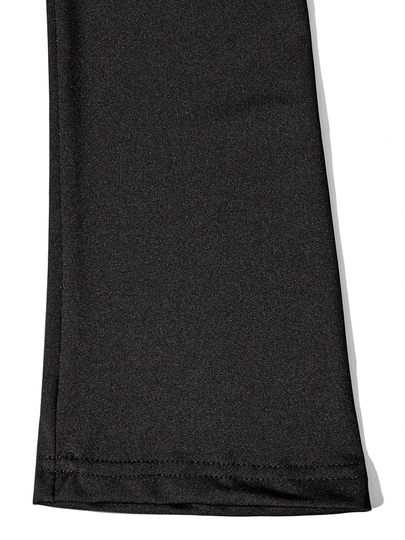 Damen Frühling Sommer Einfarbig Vorne Krawatte Seitenschlitz Saum Slim Fit Sexy Langarm Kleid
