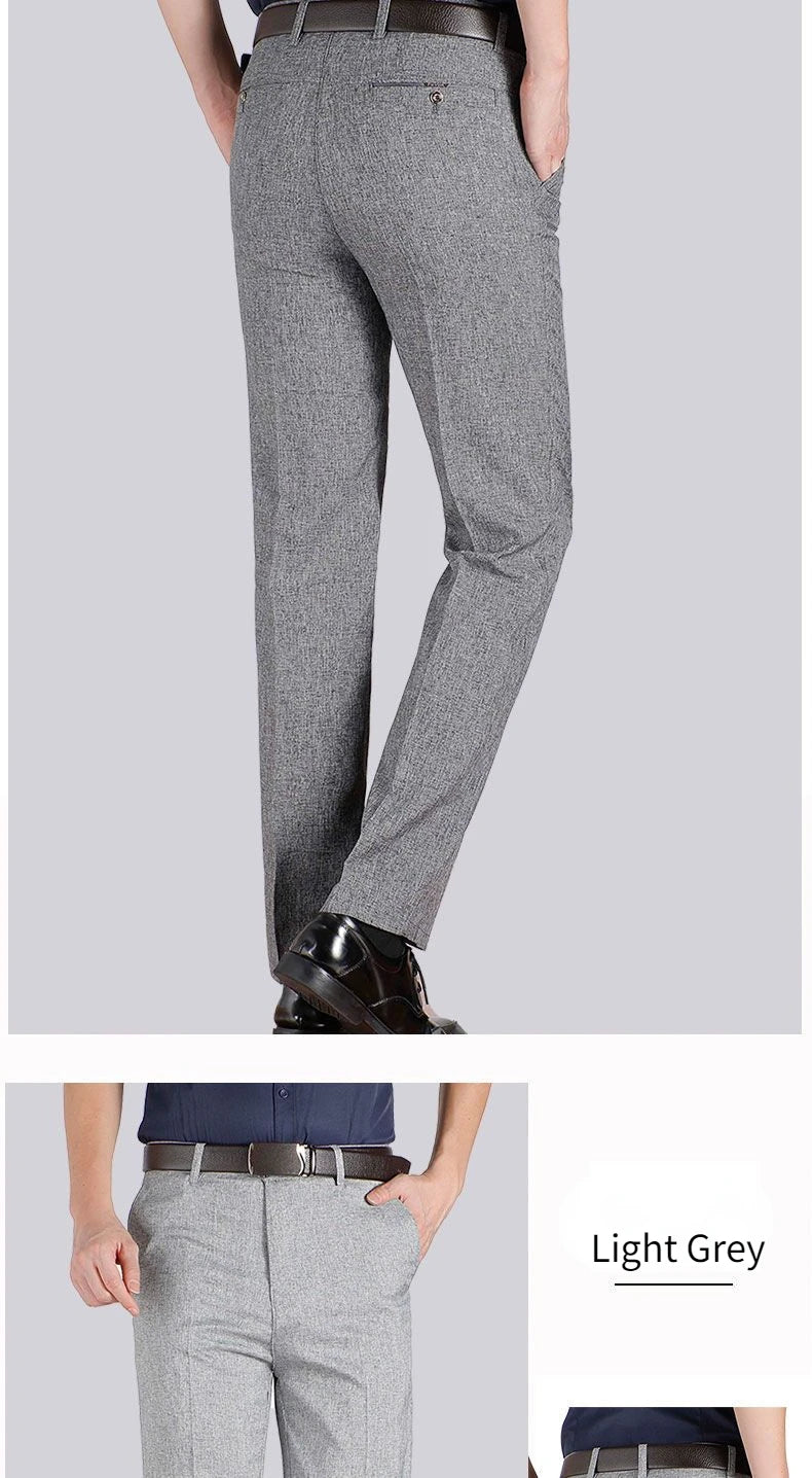 Hohe Qualität männer Anzug Hosen Klassische Sommer Frühling Hosen Hohe Taille Herbst Hosen Business Casual Hose Dropshipping Gozbkf