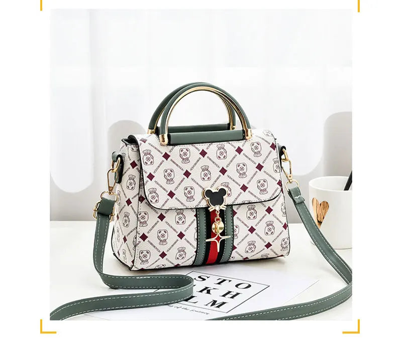 Neue Umhängetasche Damen Tasche Tote Luxus Designer Handtasche Damen Handtaschen Leder Bedrucktes Monogramm Einzelschulter Straddle Bag