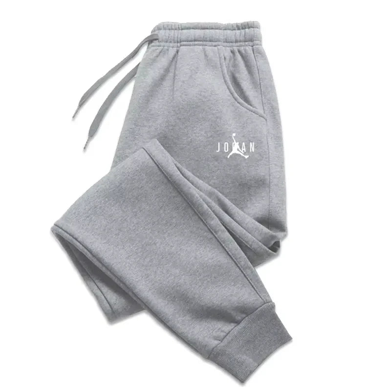 Herbst Winter Herren Jogginghose mit Kordelzug Lässige Fleece-Sweathose Workout Lauf Fitness Sport Trainingshose Sportbekleidung