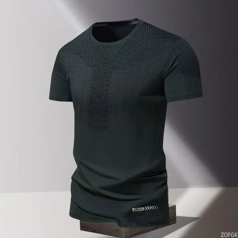 Sommer schnell trocknende Kleidung 3D-gedrucktes Herren-T-Shirt, übergroßes, lockeres Rundhals-Kurzarmshirt