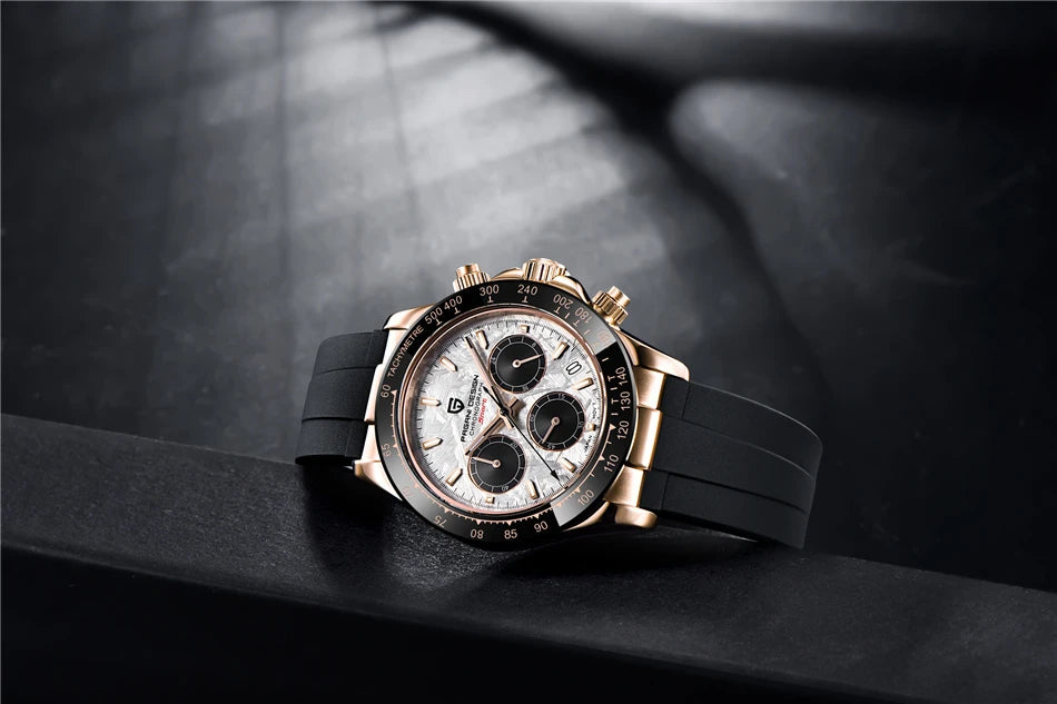 40mm Neue V2 PAGANI DESIGN männer Quarz Uhren Sapphire Retro Chronograph Edelstahl Wasserdichte Uhr Männer Relogio Masculino