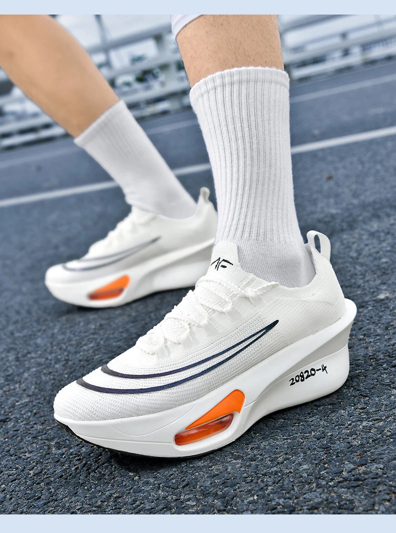 Luftpolster-Laufschuhe, Marathon-Spezialität, Herren, Sport, atmungsaktiv, leicht, Damen, bequem, sportlich, rutschfest
