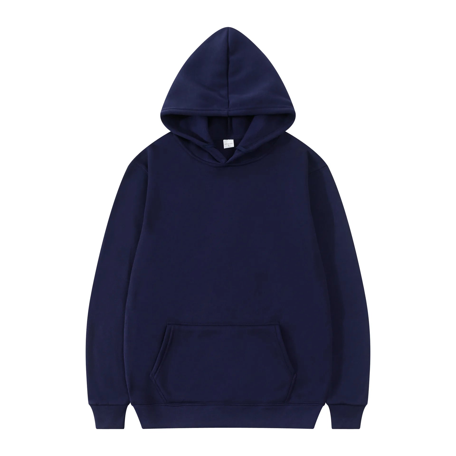 Herren Street Fashion Hoodie, lässiger Sweatshirt, einfarbiger Kapuzenpullover für Männer