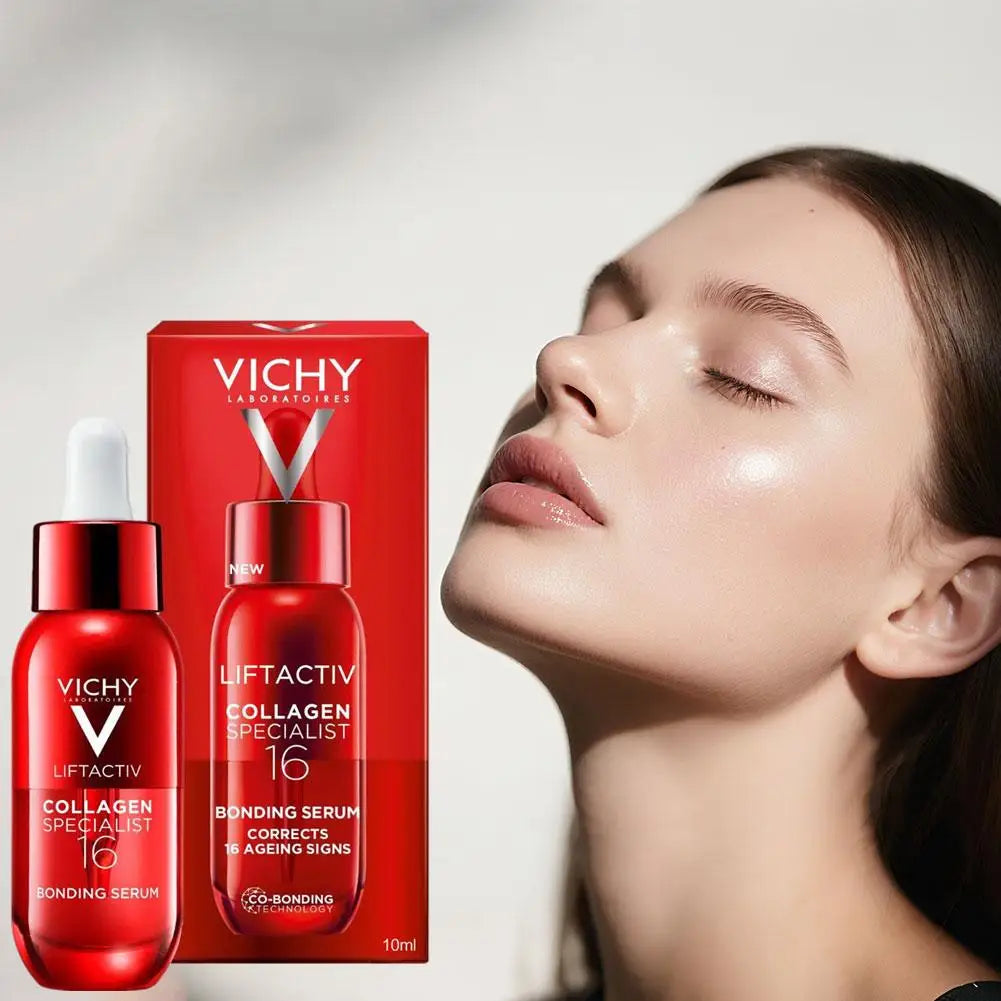 VICHY 10 ml Collagen 16 In 1 Essence Double Barrier Moisturizing Repair Face Essence Antioxidant Deep Nourish Essence Skin Care