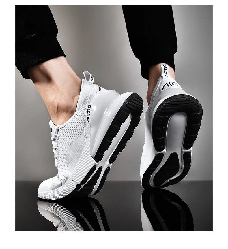 Herren-Sneaker für Outdoor-Jogging, Sportschuhe für die Herbstsaison, Damen-Freizeitschuhe, Plattform-Mesh-Atmungsaktive Freizeitschuhe, Größen 36-47