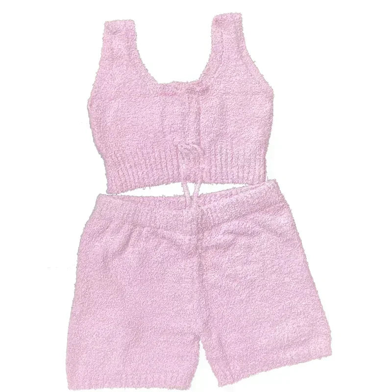 2025 neue frauen Luxus Pyjamas Set Sleeprobe + Samt Mantel 2 Stück Anzug Nachtwäsche Dicken Plüsch Hause Kleidung weibliche Passenden Sets