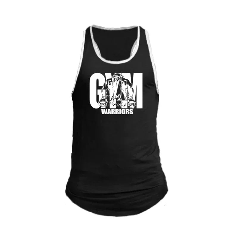 Herren Fitness Workout Muskel Tank Tops Gym Bodybuilding Laufen Slim Fit Sport Shirts Sommer Atmungsaktive ärmellose Baumwollwesten