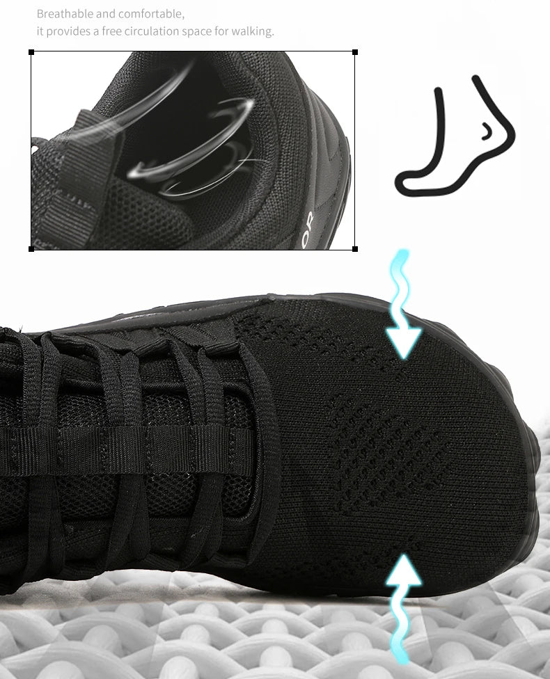 Neue Wanderschuhe, Übergröße, Paar Outdoor-Sportschuhe, breite Handfläche, breite letzte Schuhe, Barfuß-Freizeitschuhe, Indoor-Yoga-Fitness