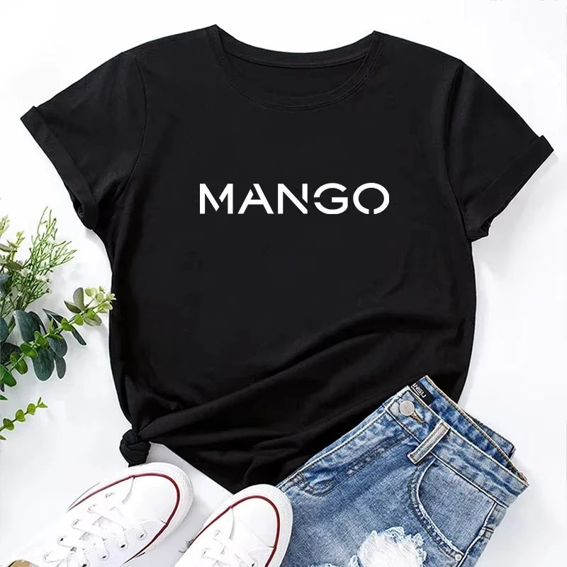 2025, neue Trend Frau Baumwolle T-shirt Frühling Sommer Täglich Casual Mode Oansatz Kurzarm Top Weibliche Hause Outdoor Komfort Tees
