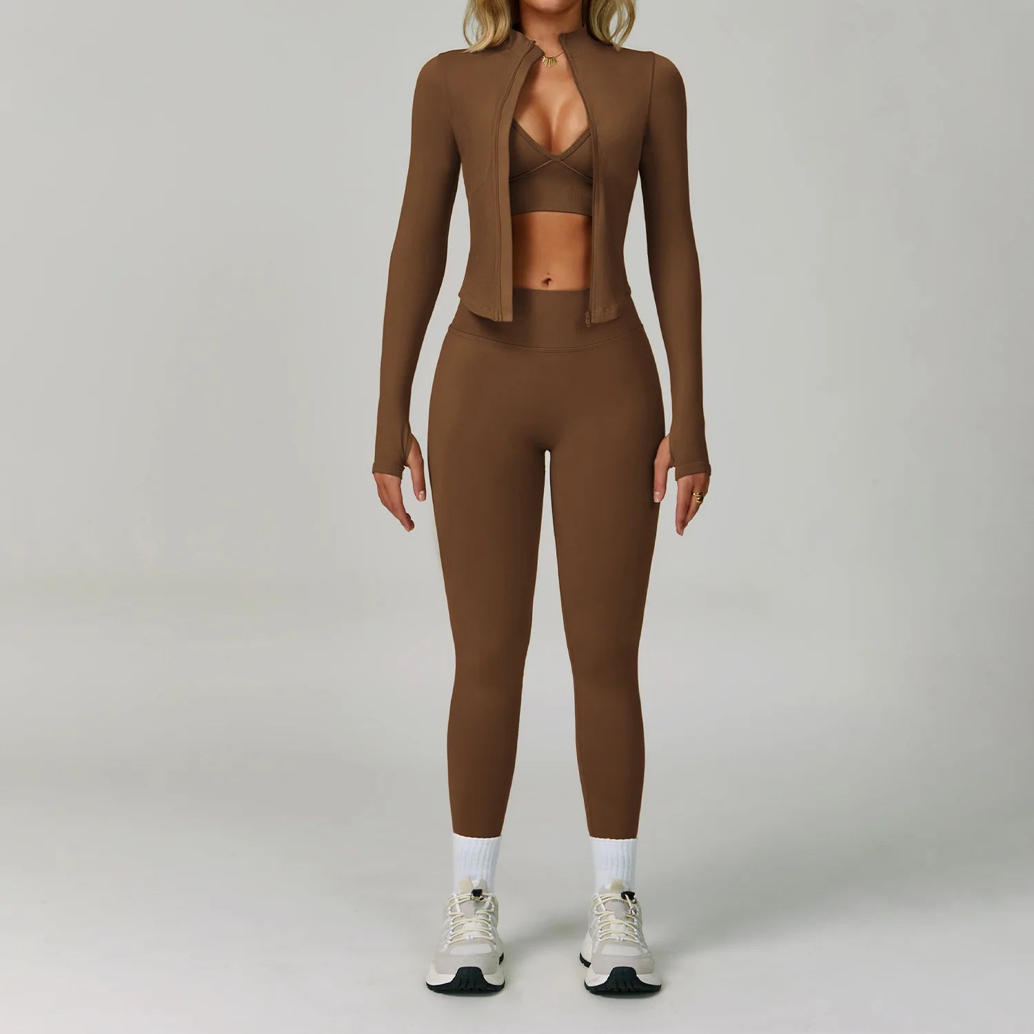 2/3PCS Nahtlose Sport Yoga Set frauen Atmungsaktive Hohe Taille Fitness Sportwear Frauen Sport unterwäsche Set Gym workout Kleidung