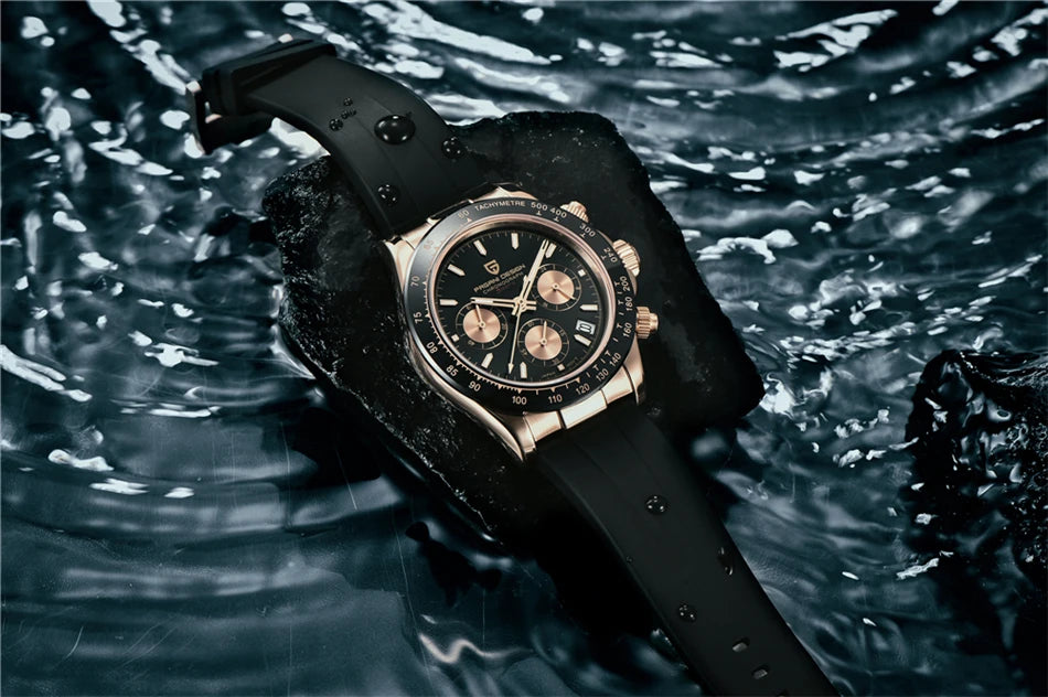 40mm Neue V2 PAGANI DESIGN männer Quarz Uhren Sapphire Retro Chronograph Edelstahl Wasserdichte Uhr Männer Relogio Masculino