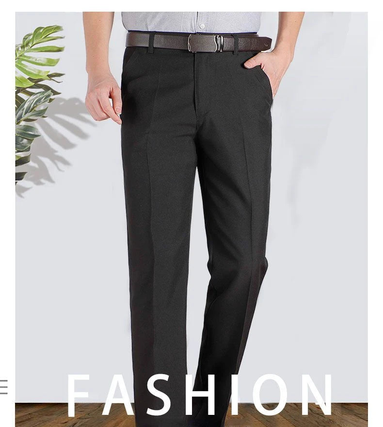 Hohe Qualität männer Anzug Hosen Klassische Sommer Frühling Hosen Hohe Taille Herbst Hosen Business Casual Hose Dropshipping Gozbkf