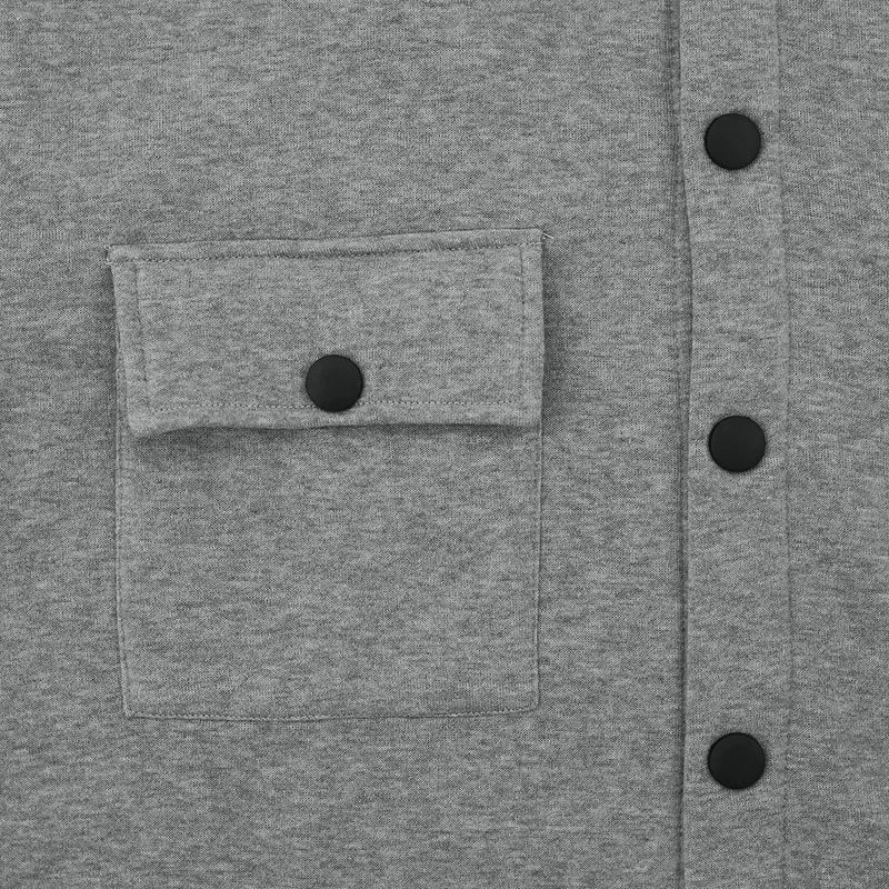 Winter European and American cross-border casual men's clothing fleece lapel European and American single-breasted slim jacket