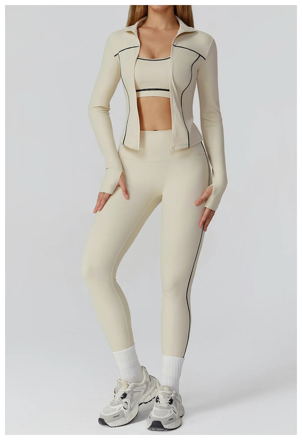 Yoga Kleidung Frauen Sport Jacke Laufen Langarm Shirt Sport Jacken Top Workout Mantel Gym Training Kleidung Workout Yoga Top