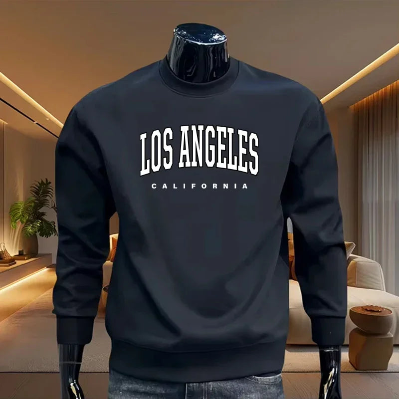 2025 Hot Sale Mens Fashion Printed Hoodie High Quality Autumn Daily Casual Fashion O-neck Longsleeve Pullover Soft Sweatshirt