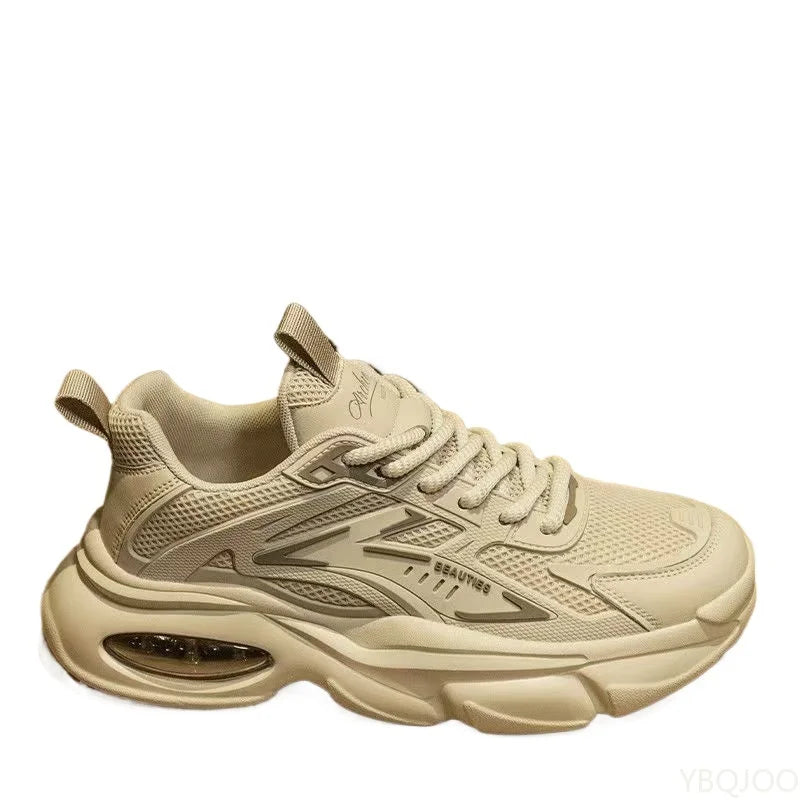 Modische, vielseitige Frühlings-Herbst-neue explosive Herrenschuhe mit dicken Sohlen, lässige, bequeme, höhenvergrößernde Sportschuhe