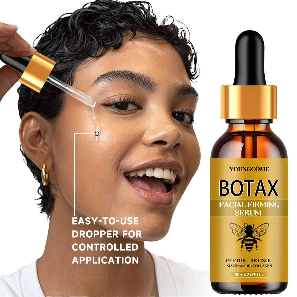 Bee Venom Gesichtsserum, Gesichtsessenz, Faltenreduzierung, Hautstraffung, natürlicher Kollagen-Booster, Hyaluronsäure-Essenz, 40/60 ml