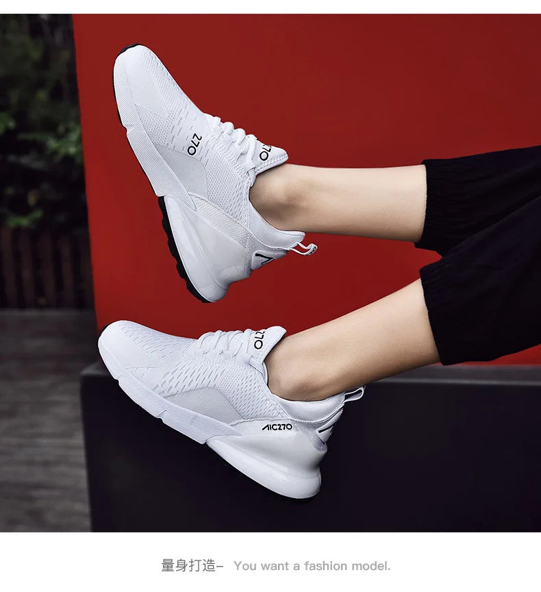 Herren-Sneaker für Outdoor-Jogging, Sportschuhe für die Herbstsaison, Damen-Freizeitschuhe, Plattform-Mesh-Atmungsaktive Freizeitschuhe, Größen 36-47