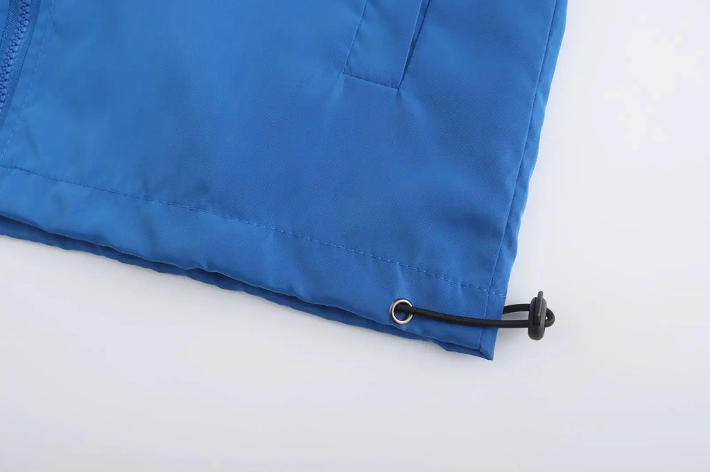 Lässige bedruckte Kapuzenjacke für Frühling und Herbst, modische neue wind- und wasserdichte Outdoor-Sportbekleidung für Herren
