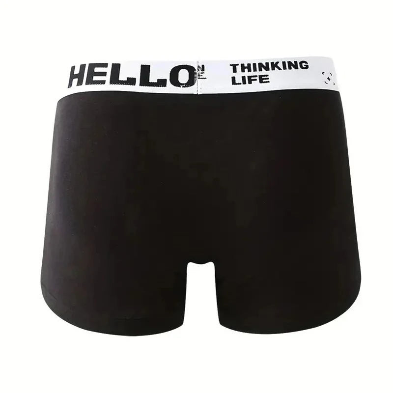 5 Stück Herren Unterwäsche männliche Boxer sexy Unterhose bequem atmungsaktive Mode Jungen Höschen Unterwäsche Boxershorts Männer