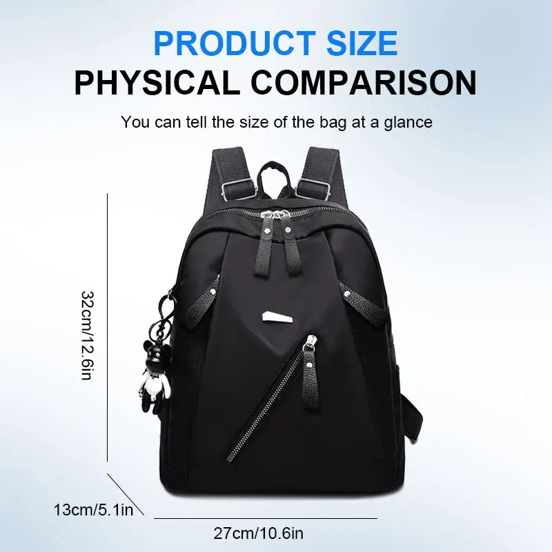 1 Stück trendiger Street-Style-Rucksack für Damen – Oxford-Stoff für Teenager