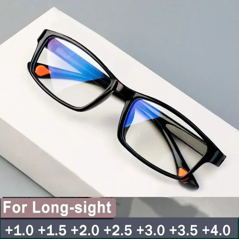 8PCS Männer Lesebrille für Männer Frauen Unisex Ultra-licht Presbyopie Brille Optische Linsen +1,0 +1,5 +2,0 +2,5 +3,0 +3,5 +4,0