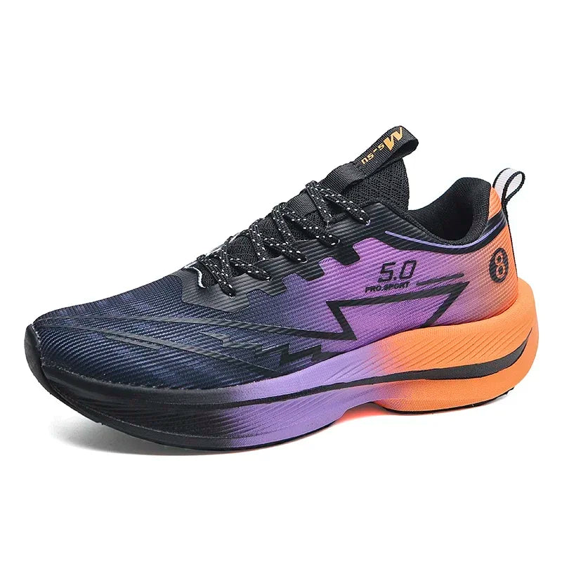Marke männer Carbon Platte Laufschuhe Weiche Kissen Stoßdämpfende Sport Schuhe Unisex Turnschuhe Licht Anti-Slip Training Schuhe