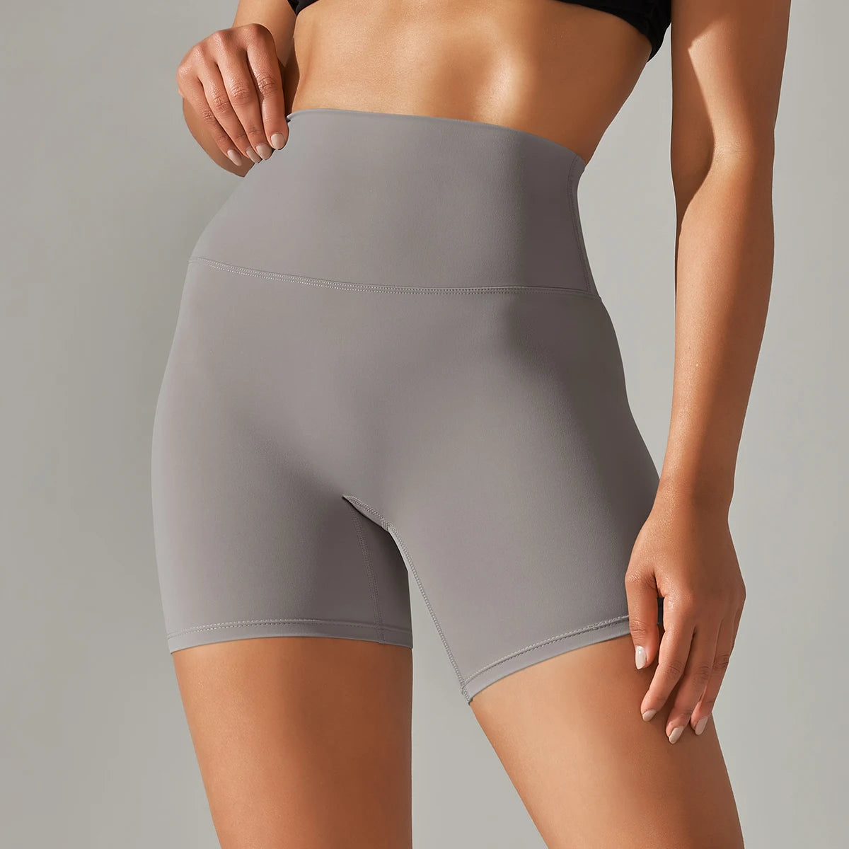 Frauen Sport Kurze Yoga Legging Shorts Squat Proof Hohe Taille Fitness Enge Shorts Schnell Trocknend Radfahren Workout Gym Shorts