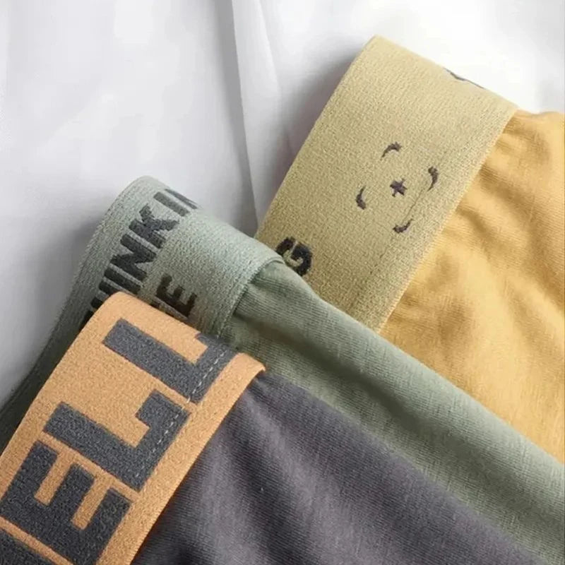 5 Stück Herren Unterwäsche männliche Boxer sexy Unterhose bequem atmungsaktive Mode Jungen Höschen Unterwäsche Boxershorts Männer