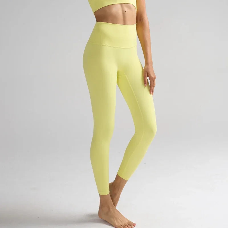 Hohe Taille Nacktgefühl Leggings Frauen Fitness Laufen Yoga Leggings Hosen Energie Gym Enge Leggings Lässige Workout Leggings