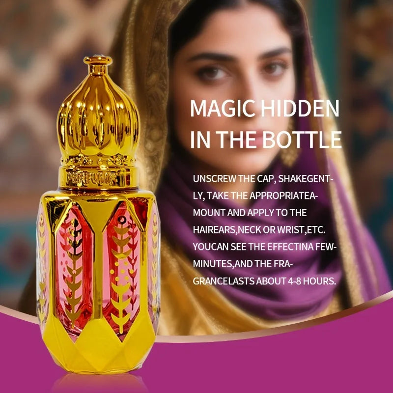 10 ml arabisches Parfüm für den Nahen Osten, dickes Duftöl, der Körpergeruch abdeckt, Eau de Parfum, langlebig, tragbar, Dropper-Parfums
