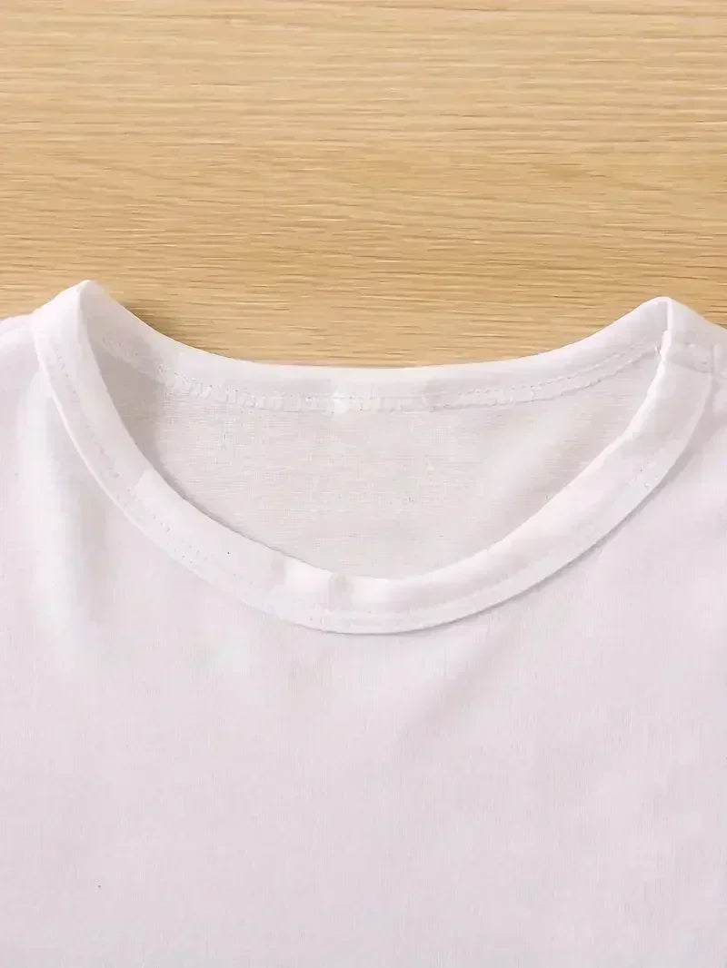 Weibliches Hemd, regulärer Stern-Mond-Aufdruck, kurzärmelig, bedrucktes T-Shirt, Kleidung, Damen-T-Shirt, grafische Kleidung, Top-T-Shirt
