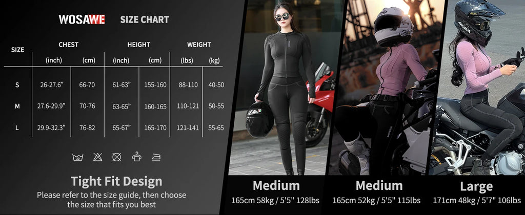 WOSAWE Damen-Motorradhose, schmale Passform, mit Offroad-Outdoor-Reithose mit CE-schützenden Knieschützern, Motocross-Motorradhose