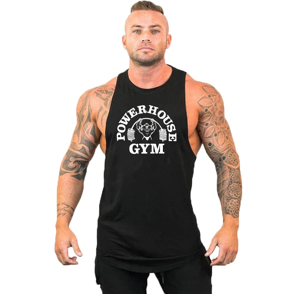 Gym Top Männer Hemd Mann Fitness männer Kleidung Weste Singuletts T-shirts Kleidung Bodybuilding Stringer Westen Muskeln Singulett Tops