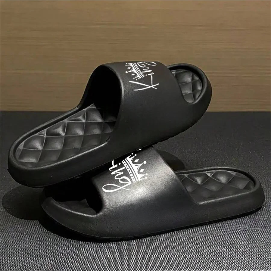 Neue lässige, innovative Design-Herrenschuhe, Eva-Hausschuhe mit weicher Sohle, leichte Hausschuhe, hochwertige, exklusive Markenhausschuhe