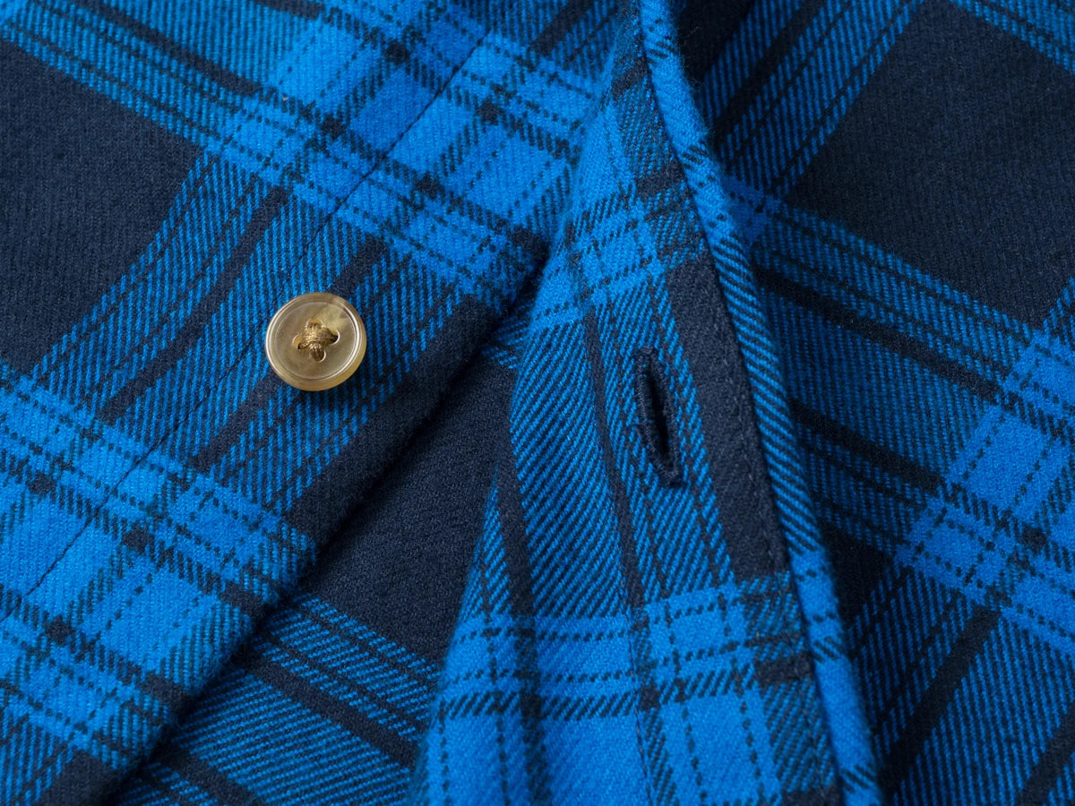 MAGCOMSEN Flanellhemden für Herren, langärmelig, Baumwolle, langärmelig, kariertes Hemd mit 2 Taschen, Knopfleiste, lässiges Cordhemd für Herren