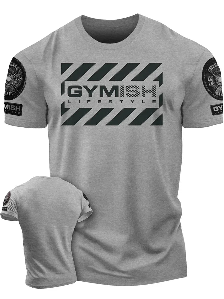 3D-gedrucktes Workout-Herren-T-Shirt für umfassende Übungen, lustiges Fitnessstudio-T-Shirt, kurzärmeliges Muscle Man Tough Guy-T-Shirt für Herren