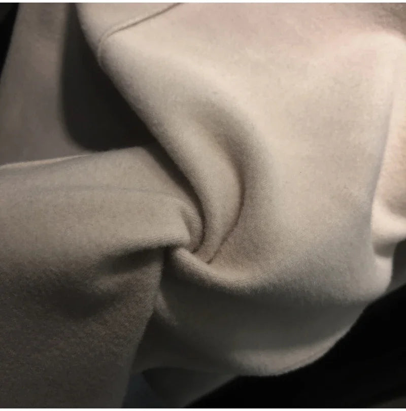 Harajuku half turtleneck Casual slim fleece Thick bottoming T-shirt autumn winter velvet Long Sleeve solid T Shirt Women y2k Top