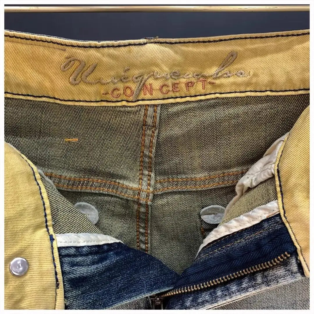 Jeans für Herren 2025, Frühling und Herbst, kleine zerrissene Jeans, Herren-Vintage-Hosen, trendige Marke, Harlan-Männerkleidung, Streetwear-Kleidung